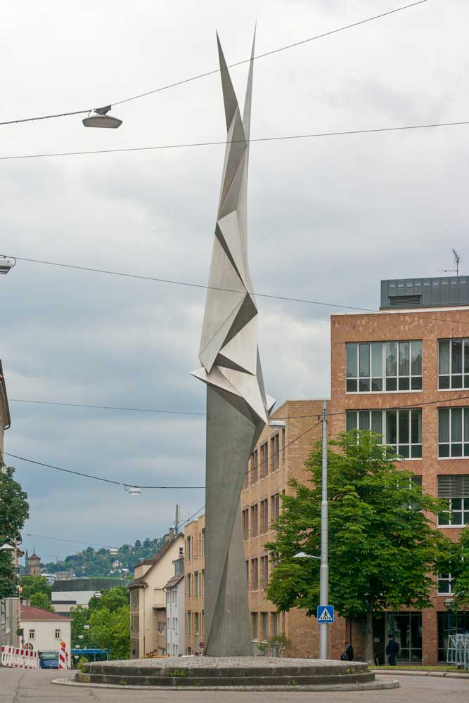 Erich Hausers stählernes Monument in Stuttgart