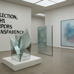 Reflexion: Licht Spiegel Transparenz in der Pinakothek der Moderne